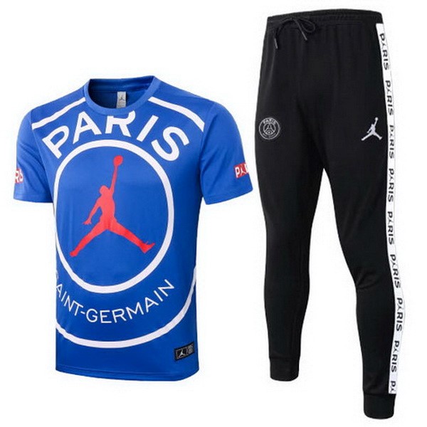 Trainingsshirt Paris Saint Germain Komplett Set 2020-21 Blau